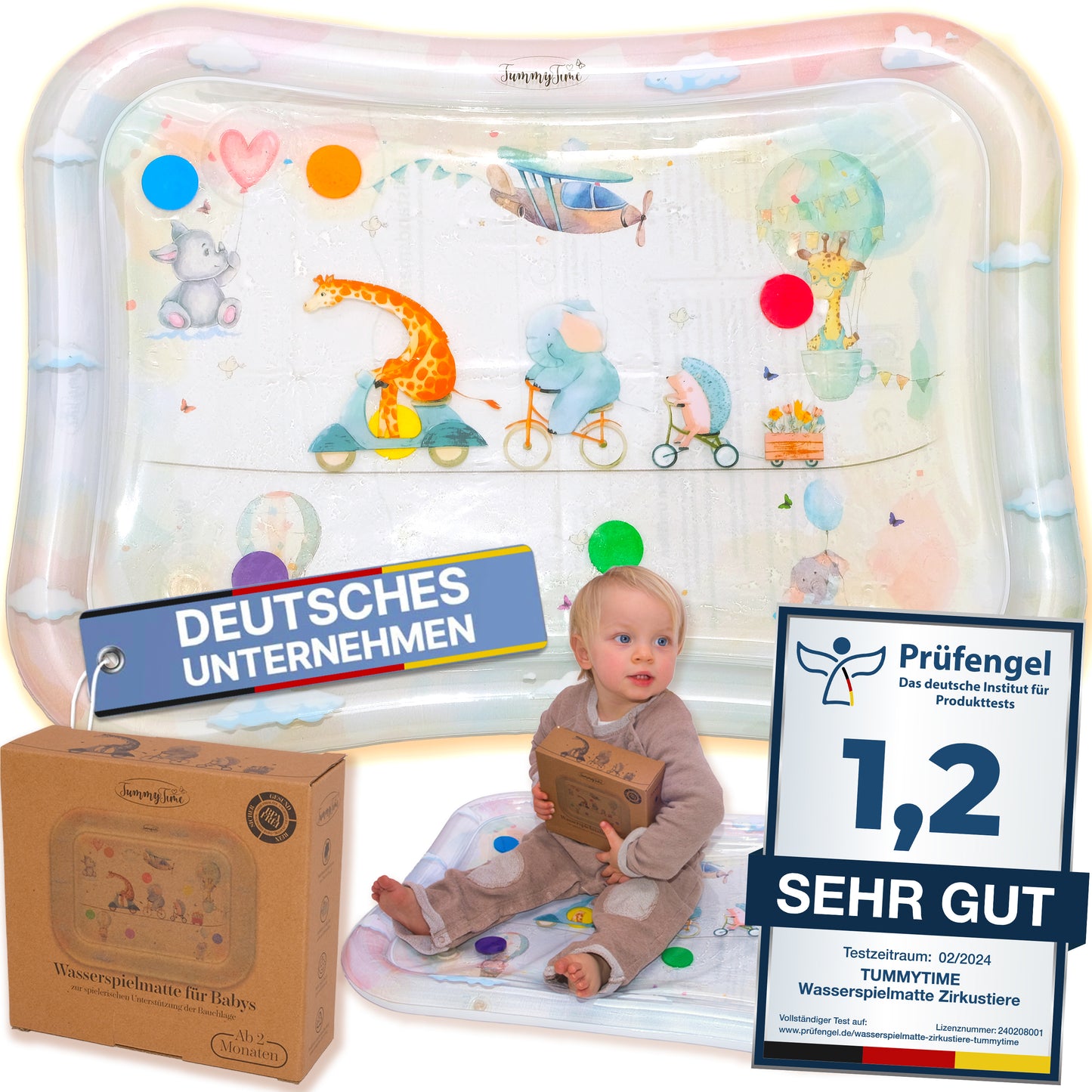 Freudeskind Wasserspielmatte Zirkustiere